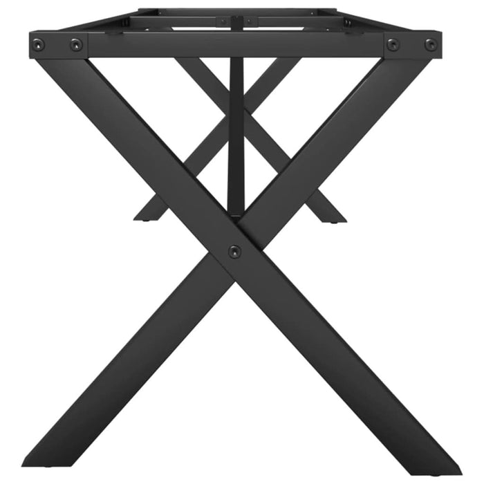 Picioare Măsuță de cafea X-Frame 140x30x43 cm Fontă - WALTI WALTI
