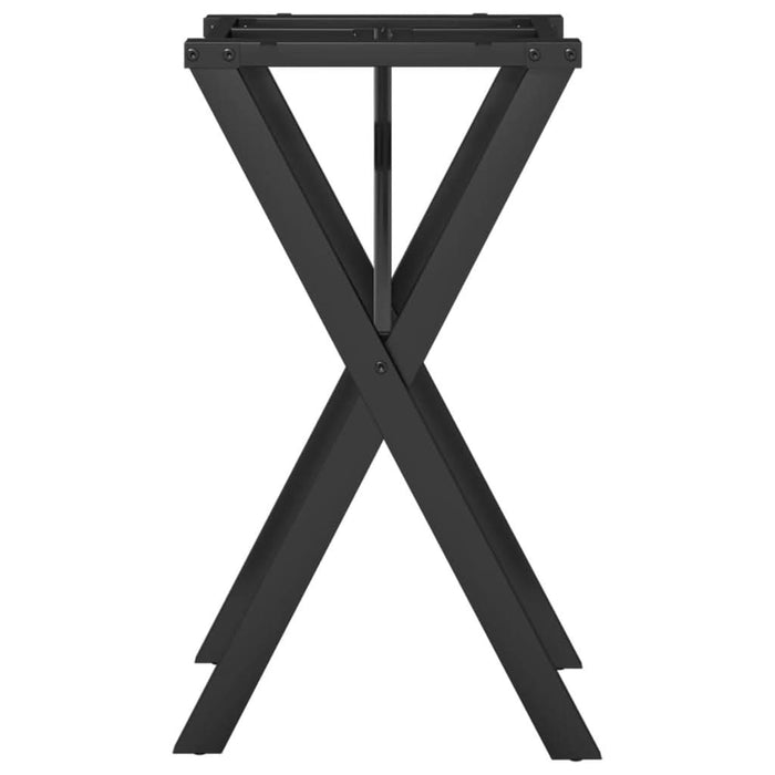 Picioare masă de sufragerie X-Frame 40x40x73 cm Fontă - WALTI WALTI