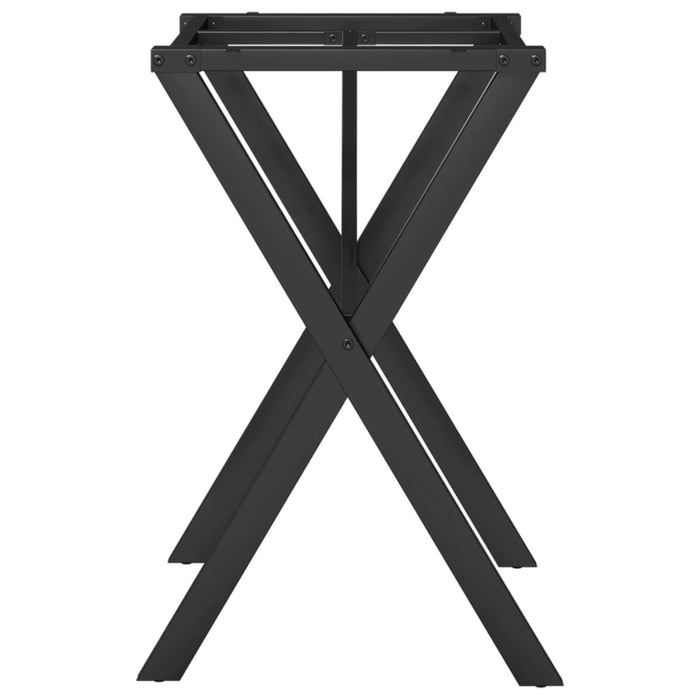 Picioare masă de sufragerie X-Frame 60x50x73 cm Fontă - WALTI WALTI
