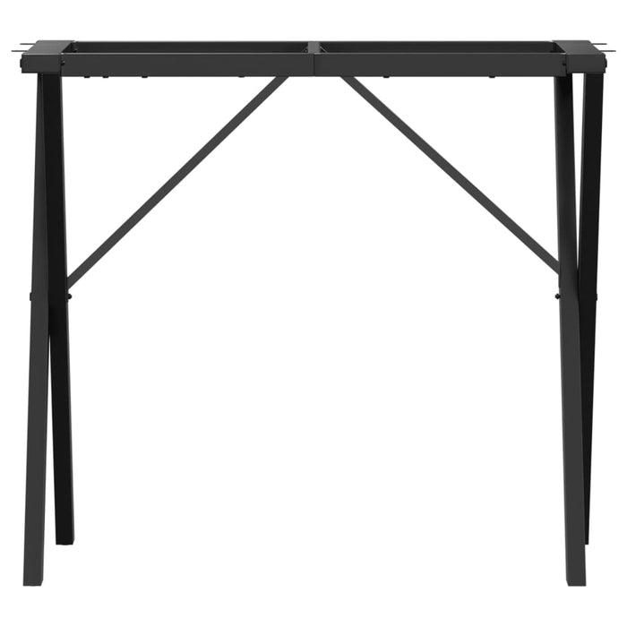 Picioare masă de sufragerie X-Frame 80x40x73 cm Oţel - WALTI WALTI
