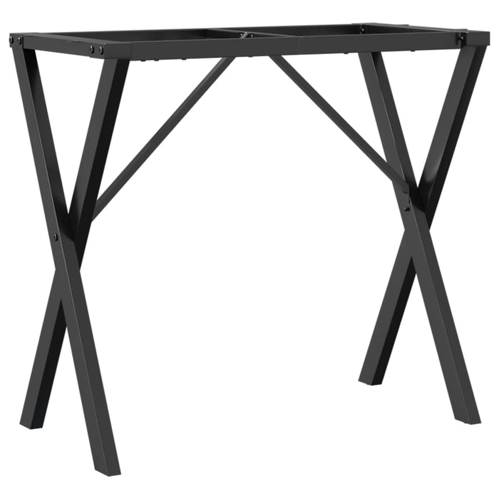 Picioare masă de sufragerie X-Frame 80x40x73 cm Oţel - WALTI WALTI