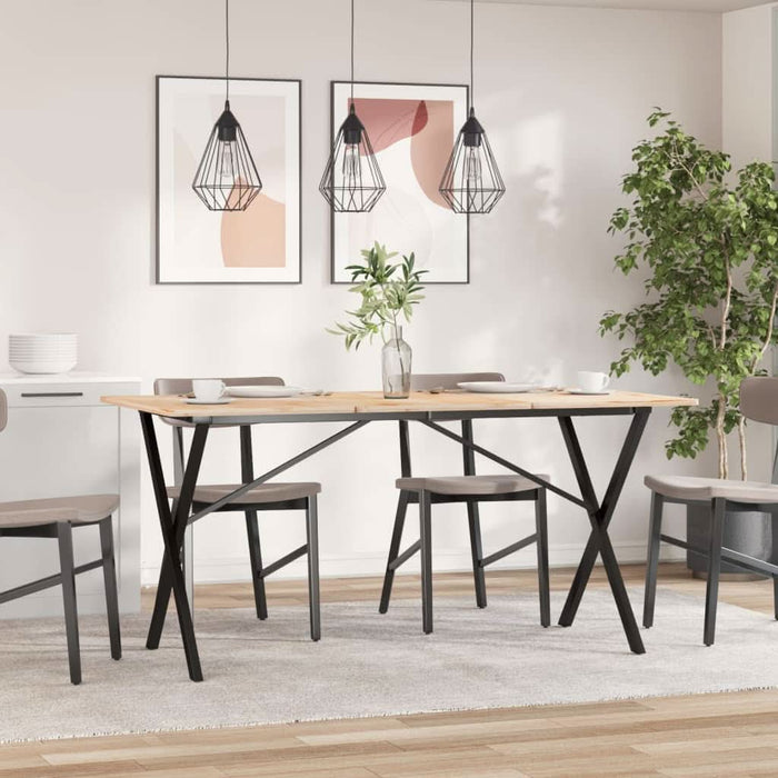 Picioare masă de sufragerie X-Frame 120x60x73 cm Fontă - WALTI WALTI
