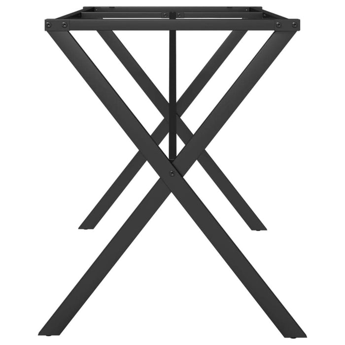 Picioare masă de sufragerie X-Frame 120x60x73 cm Fontă - WALTI WALTI