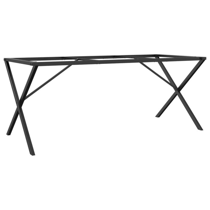 Picioare masă de sufragerie X-Frame 160x80x73 cm Fontă - WALTI WALTI