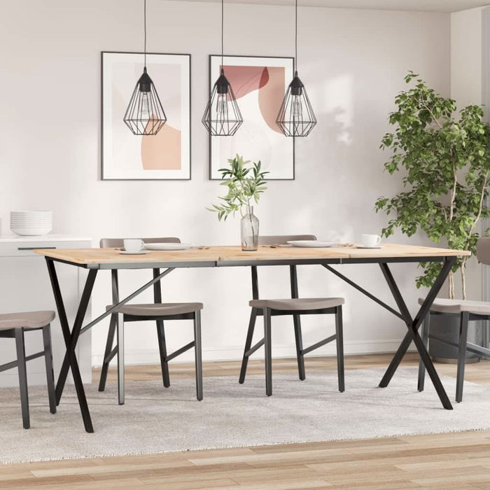 Picioare masă de sufragerie X-Frame 160x80x73 cm Fontă - WALTI WALTI