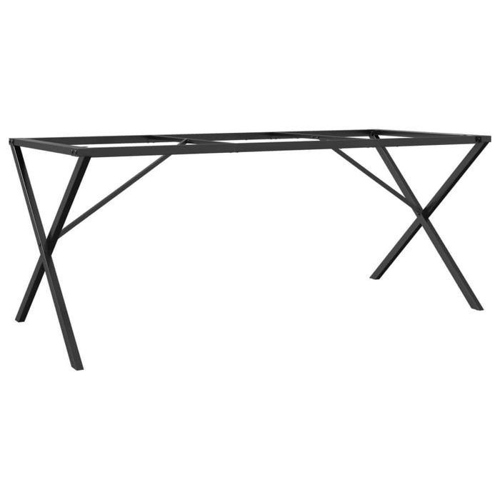 Picioare masă de sufragerie X-Frame 160x80x73 cm Fontă - WALTI WALTI