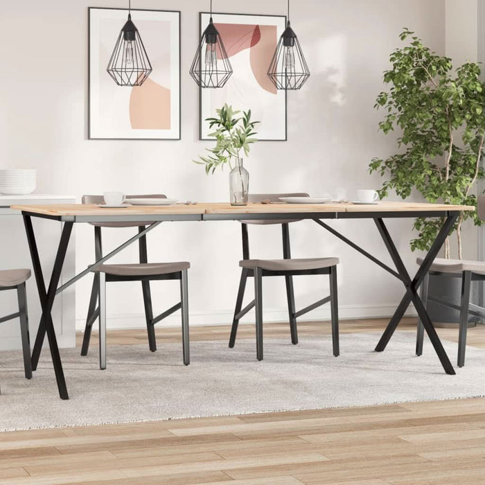 Picioare masă de sufragerie X-Frame 160x80x73 cm Fontă - WALTI WALTI