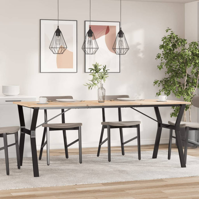 Picioare masă de sufragerie Y-Frame 180x80x73 cm Fontă - WALTI WALTI