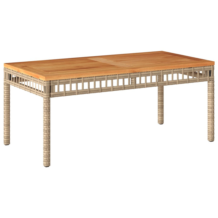 Set mobilier de grădină, 4 piese, cu perne, mix bej, poliratan - WALTI WALTI
