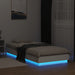Cadru de pat cu lumini LED, alb, 100x200 cm - WALTI WALTI