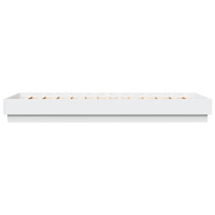 Cadru de pat cu lumini LED, alb, 100x200 cm - WALTI WALTI
