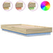 Cadru de pat cu lumini LED, stejar sonoma, 100x200 cm - WALTI WALTI