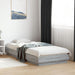 Cadru de pat cu lumini LED, gri sonoma, 90x200 cm - WALTI WALTI