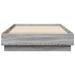 Cadru de pat cu lumini LED, gri sonoma, 90x200 cm - WALTI WALTI