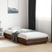 Cadru de pat cu lumini LED, stejar maro, 90x200 cm - WALTI WALTI