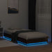 Cadru de pat cu lumini LED, stejar maro, 90x200 cm - WALTI WALTI