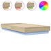 Cadru de pat cu lumini LED, stejar sonoma, 90x190 cm - WALTI WALTI