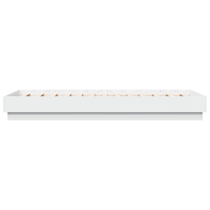 Cadru de pat cu lumini LED, alb, 75x190 cm - WALTI WALTI