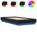 Cadru de pat cu lumini LED, negru, 75x190 cm - WALTI WALTI