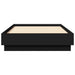 Cadru de pat cu lumini LED, negru, 75x190 cm - WALTI WALTI