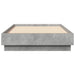 Cadru de pat cu lumini LED, gri beton, 75x190 cm - WALTI WALTI