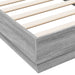 Cadru de pat cu lumini LED, gri sonoma, 75x190 cm - WALTI WALTI