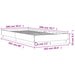 Cadru de pat, gri beton, 100x200 cm, lemn prelucrat - WALTI WALTI