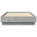 Cadru de pat, gri beton, 90x200 cm, lemn prelucrat - WALTI WALTI