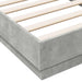 Cadru de pat, gri beton, 90x190 cm, lemn prelucrat - WALTI WALTI