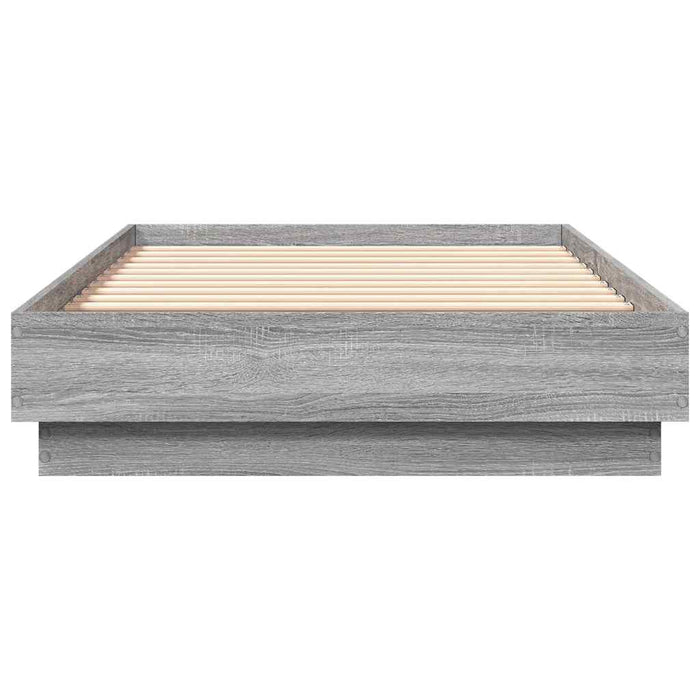 Cadru de pat, gri sonoma, 90x190 cm, lemn prelucrat - WALTI WALTI