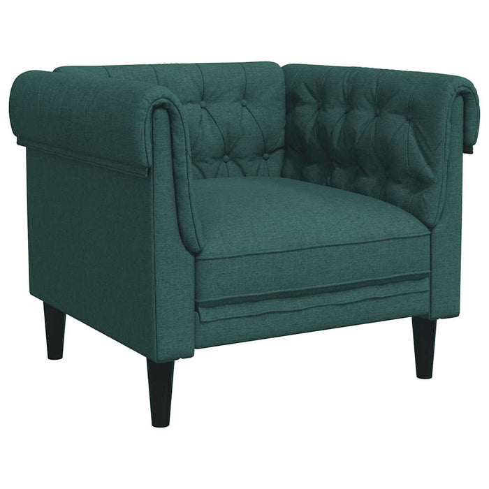 Set canapele, 3 piese, verde închis, material textil - WALTI WALTI