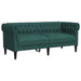 Set canapele, 3 piese, verde închis, material textil - WALTI WALTI