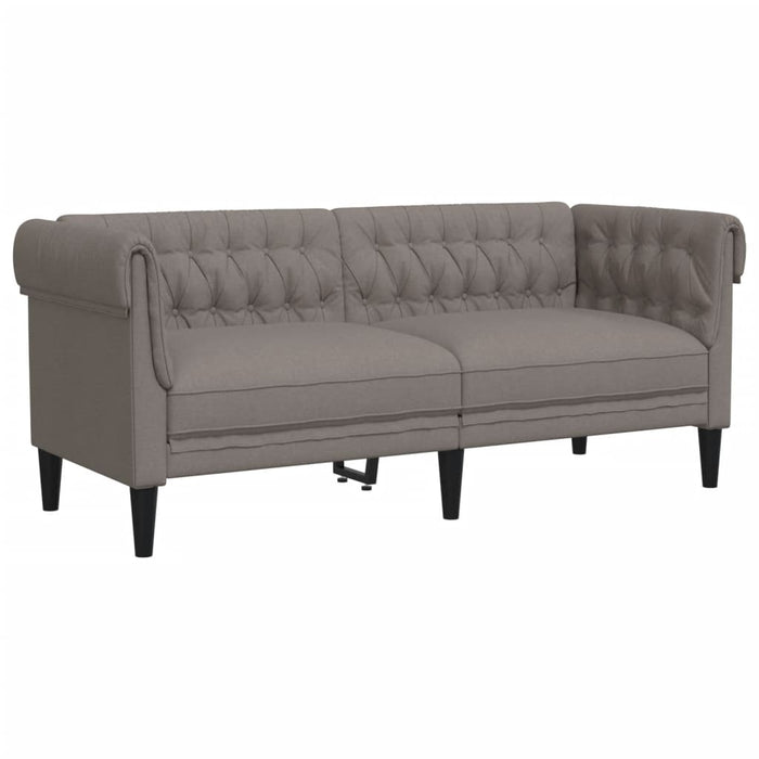 Set de canapele, 3 piese, gri taupe, textil - WALTI WALTI