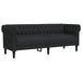 Set de canapele, 2 piese, negru, material textil - WALTI WALTI