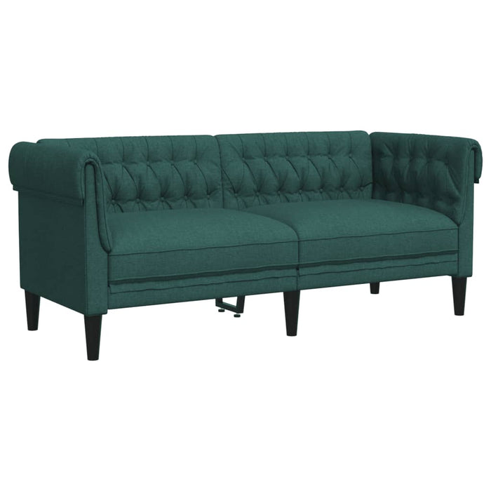Set canapele, 2 piese, verde închis, material textil - WALTI WALTI