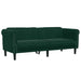 Set de canapele, 3 piese, verde închis, catifea - WALTI WALTI