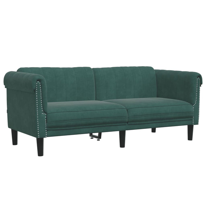 Set canapele, 2 piese, verde închis, catifea - WALTI WALTI