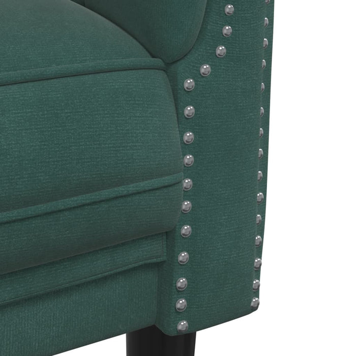 Set canapele, 2 piese, verde închis, catifea - WALTI WALTI