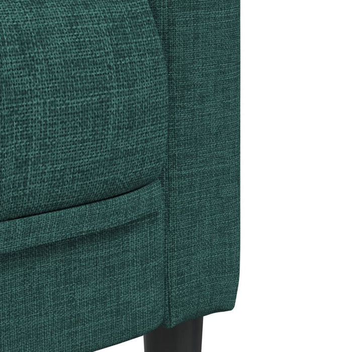 Set canapele, 3 piese, verde închis, material textil - WALTI WALTI