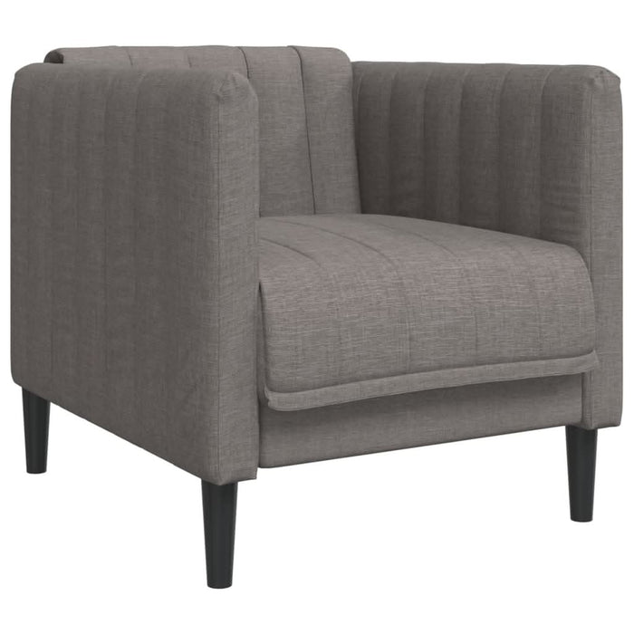 Set de canapele, 3 piese, gri taupe, textil - WALTI WALTI