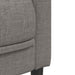 Set de canapele, 3 piese, gri taupe, textil - WALTI WALTI