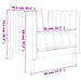 Set canapele, 3 piese, albastru, material textil - WALTI WALTI