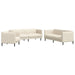 Set de canapele, 3 piese, crem, material - WALTI WALTI