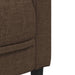 Set de canapele, 3 piese, maro, textil - WALTI WALTI