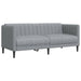 Set de canapele, 2 piese, gri deschis, material textil - WALTI WALTI