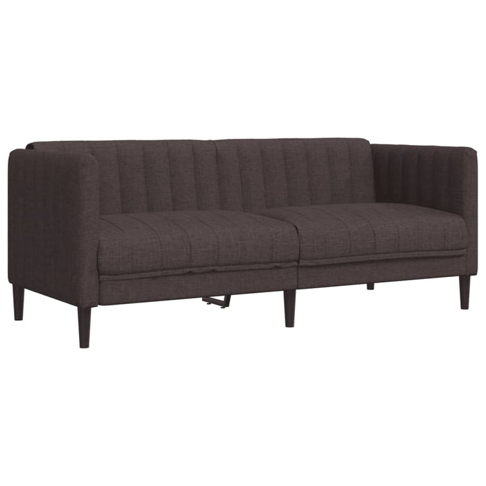 Set canapele, 2 piese, maro închis, material textil - WALTI WALTI