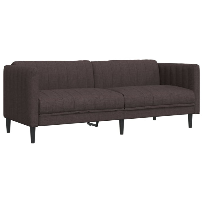 Set canapele, 2 piese, maro închis, material textil - WALTI WALTI