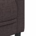 Set canapele, 2 piese, maro închis, material textil - WALTI WALTI