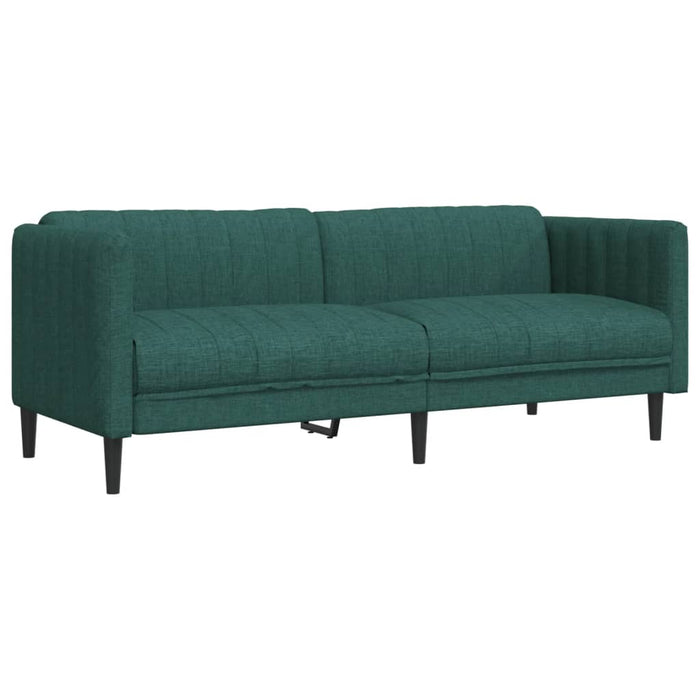 Set canapele, 2 piese, verde închis, material textil - WALTI WALTI