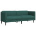 Set canapele, 2 piese, verde închis, material textil - WALTI WALTI